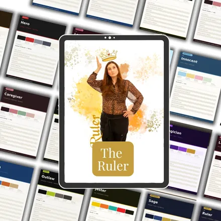 The Ruler Brand DNA Blueprint on a tablet