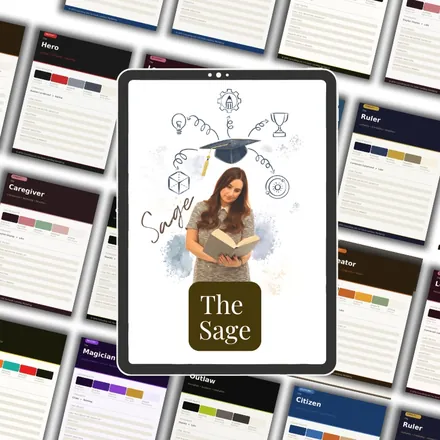 The Sage Brand DNA Blueprint on a tablet
